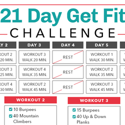 21-Day Get Fit Challenge